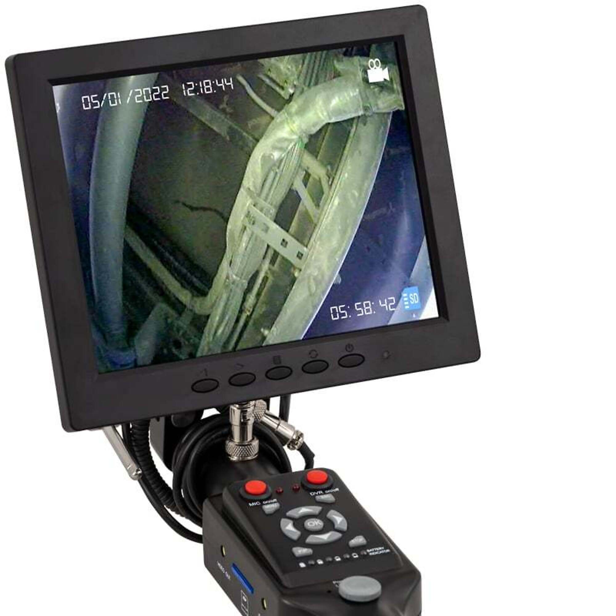 PCE Telescopic Inspection Camera — 9.8ft. Length, Industrial Borescope, Model# PCE-IVE 330